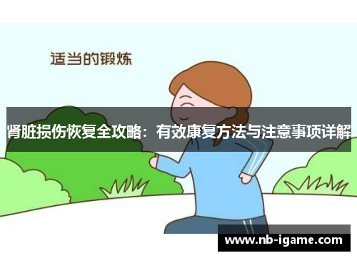 肾脏损伤恢复全攻略:有效康复方法与注意事项详解 肾脏损伤恢复全攻略:有效康复方法与注意事项详解